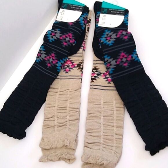 Scrunched Knee High Socks/Boot/Toppers - Picture 1 of 6